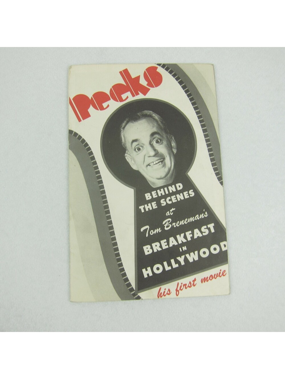 Vintage 1946 Tom Breneman Peeks Magazine Behind Scenes Breakfast in Hollywood